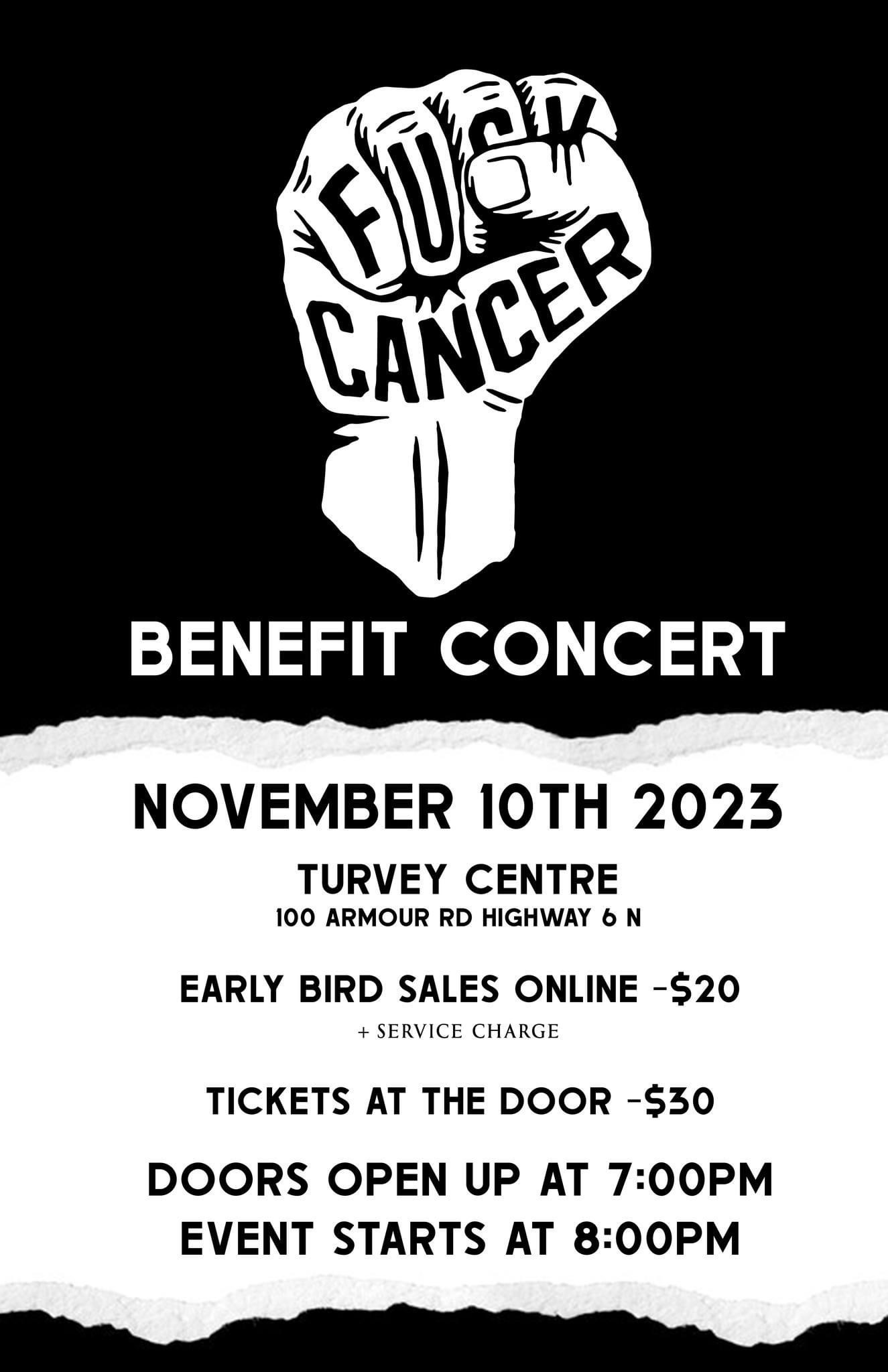 C MIDDLETON FAMILY BENEFIT CONCERT CROSBY HARLE BAND WITH GUESTS THE NEW MONTAQUES AND BRETT MICHAEL MONKA on Nov 10, 19:00@TURVEY Center - Buy tickets and Get information on Turvey Convention Center 
