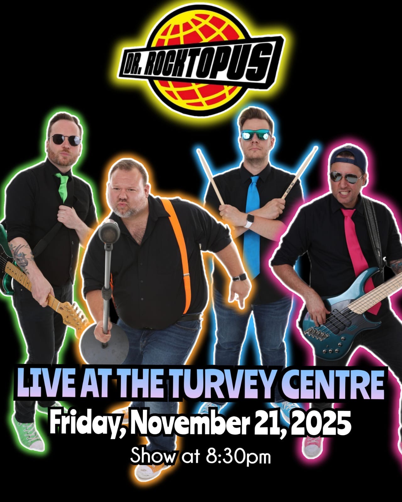 Dr. Rocktopus Friday Night Live flyer