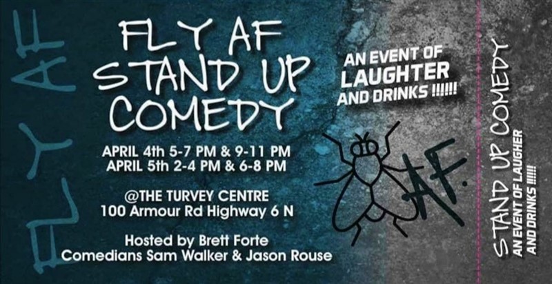 Get Information and buy tickets to FLY AF STAND UP COMEDY 3 AN EVENT OF LAUGHTER AND DRINKS on Turvey Convention Center