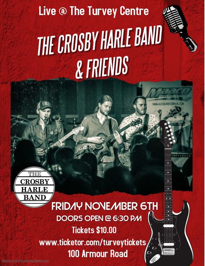 Get Information and buy tickets to THE CROSBY HARLE BAND  on Turvey Convention Center