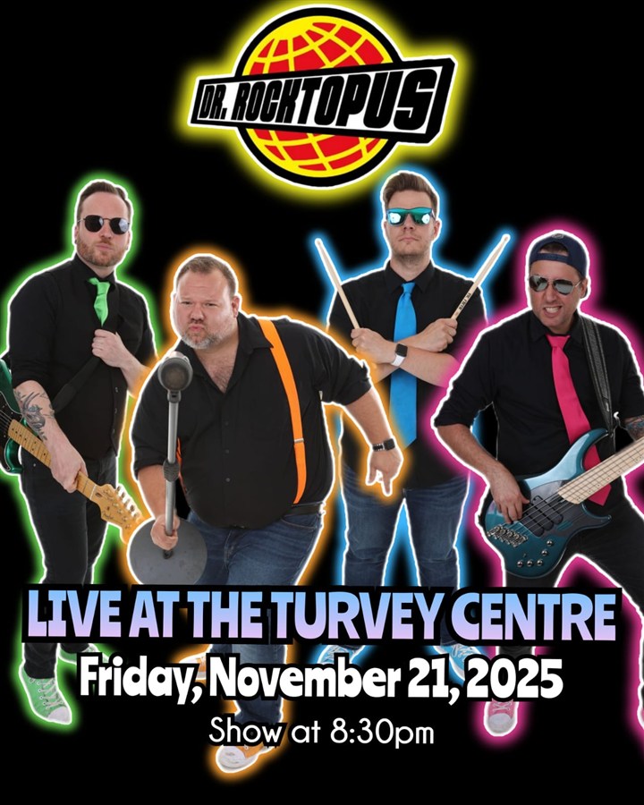 Get Information and buy tickets to Dr. Rocktopus Friday Night Live on Turvey Convention Center
