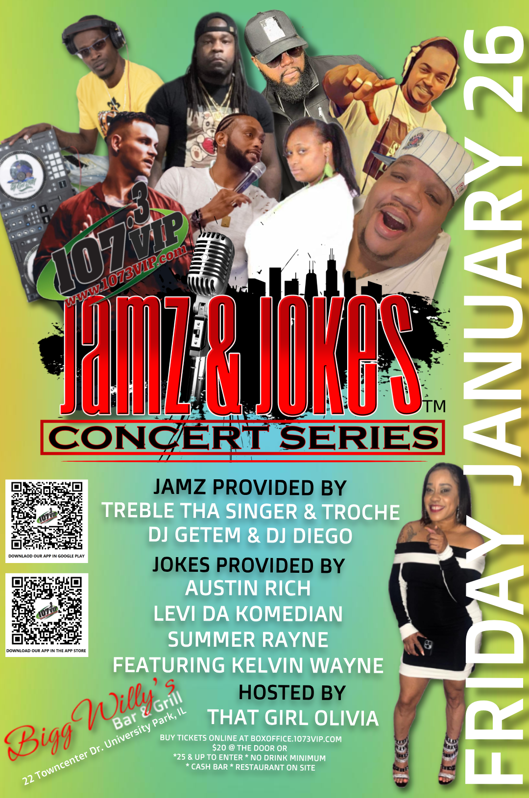 JAMZ & JOKES CONCERT SERIES image