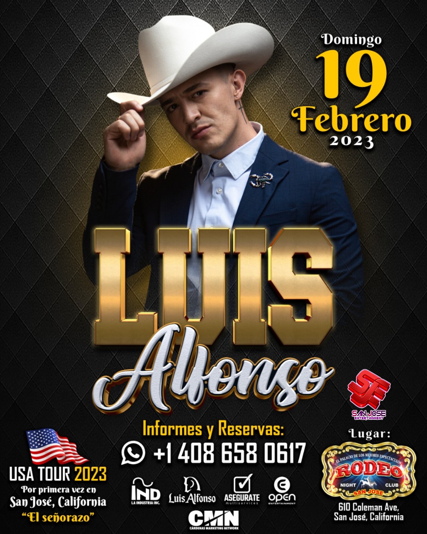 Luis Alfonso  on feb. 19, 18:00@Club Rodeo - Compra entradas y obtén información enelrodeorio.com sanjoseentertainment