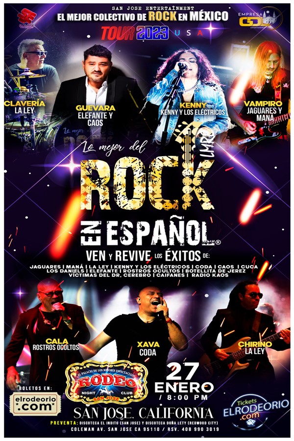 Get Information and buy tickets to El Mejor Colectivo de Rock en Mexico Rock en Español!! on elrodeorio.com