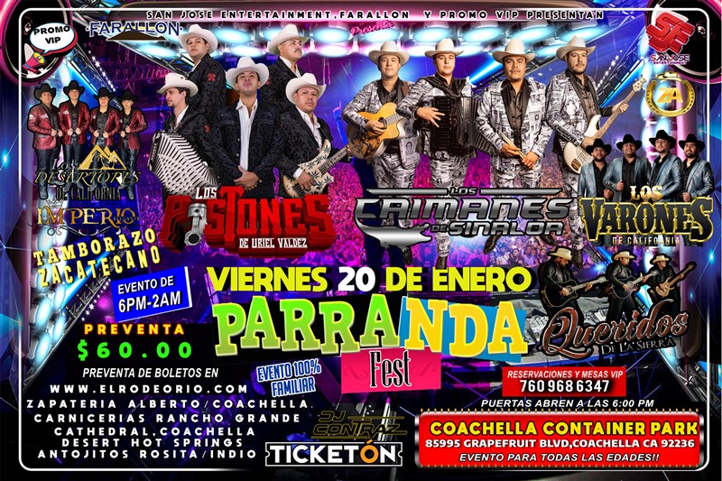 Get Information and buy tickets to Parranda Fest  on elrodeorio.com