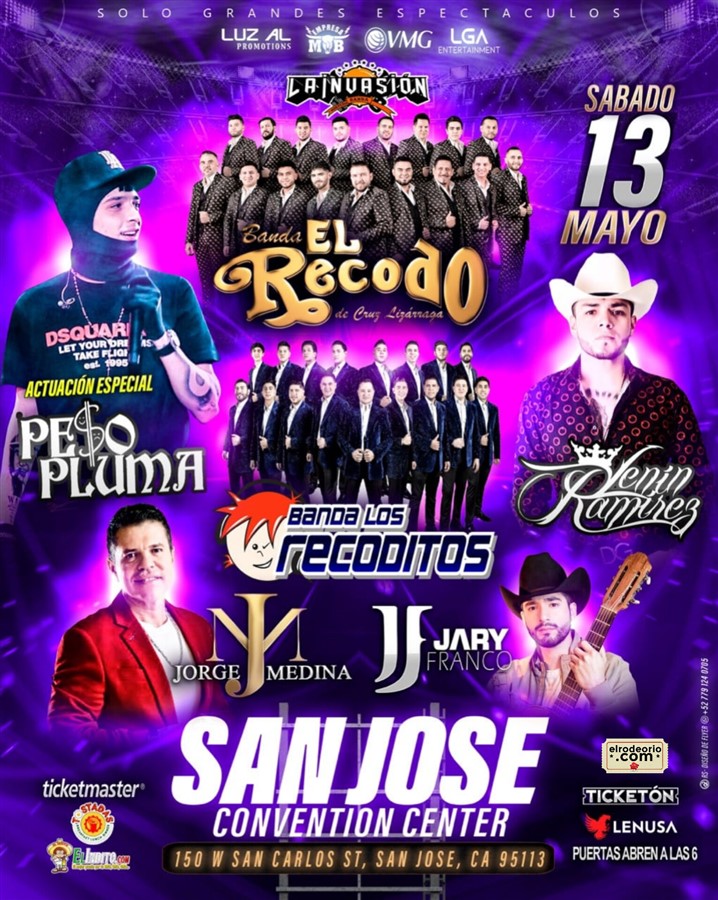 Get Information and buy tickets to Banda El Recodo,Pesos Pluma,Lenin Ramirez y mas!!  on elrodeorio.com