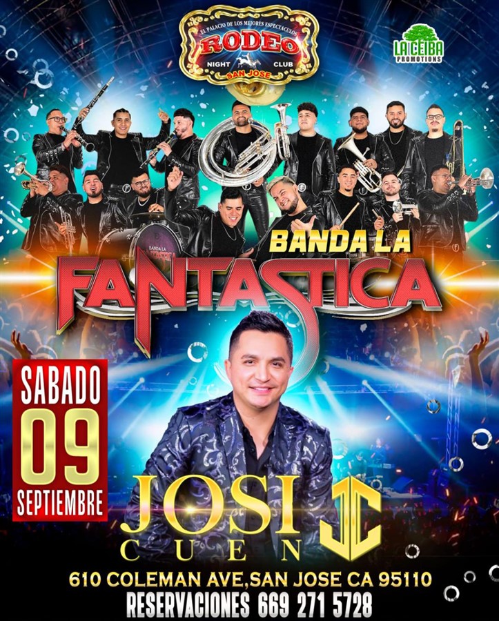 Obtener información y comprar entradas para Banda La Fantastica y Josi Cuen,Sabado 9 de Septiembre,Club Rodeo  en elrodeorio.com.