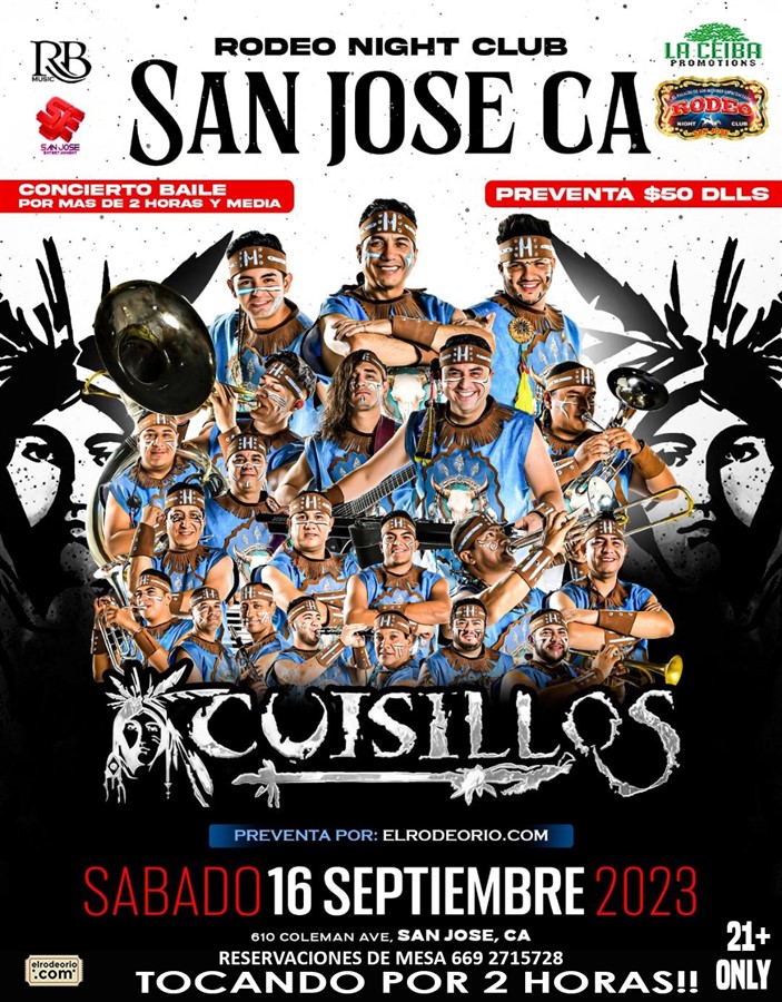 Obtener información y comprar entradas para Banda Cuisillos,Club Rodeo de San Jose ,Sabado 16 de Septiembre  en elrodeorio.com.