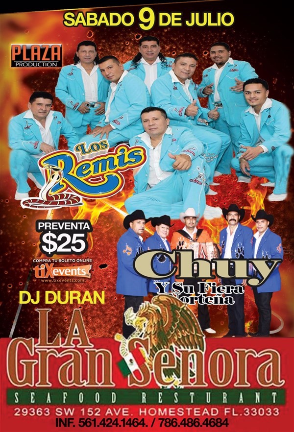 Get Information and buy tickets to La Gran Señora • Los Remis & Chuy y su Feria Norteña  on tixevents.com
