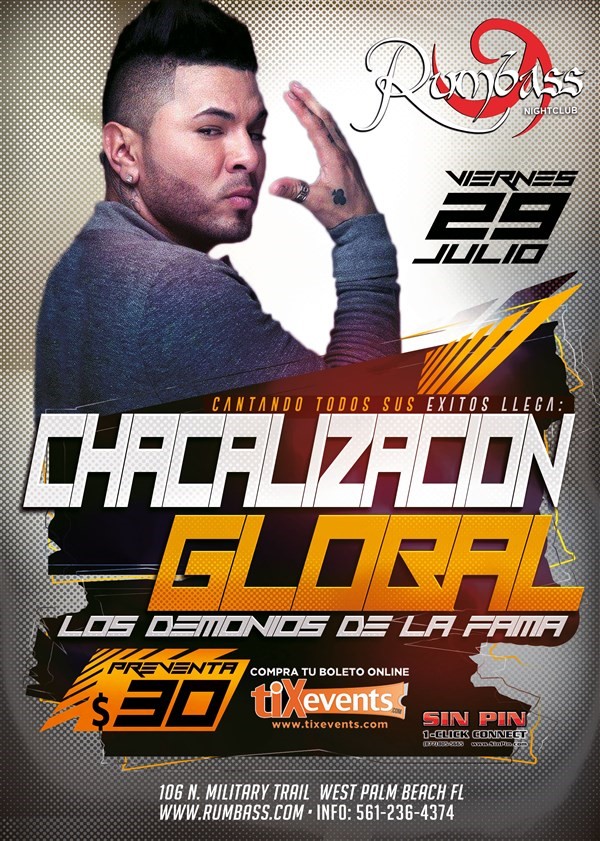 Get Information and buy tickets to Rumbass • CHACALIZACION GLOBAL  on tixevents.com