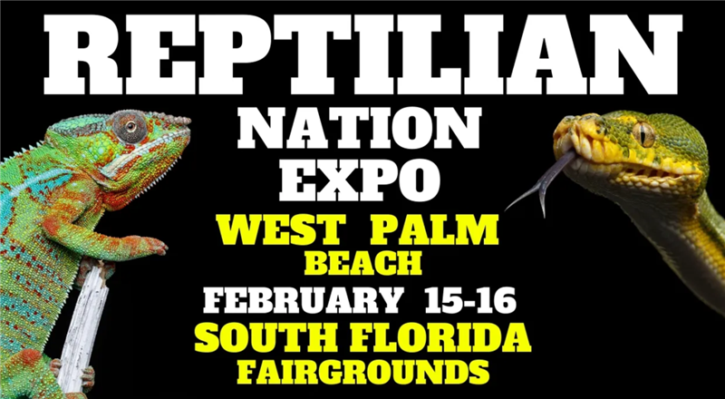 Get Information and buy tickets to REPTILIAN NATION EXPO - WEST PALM BEACH 2025 SAT  on Reptilian Nation Expo