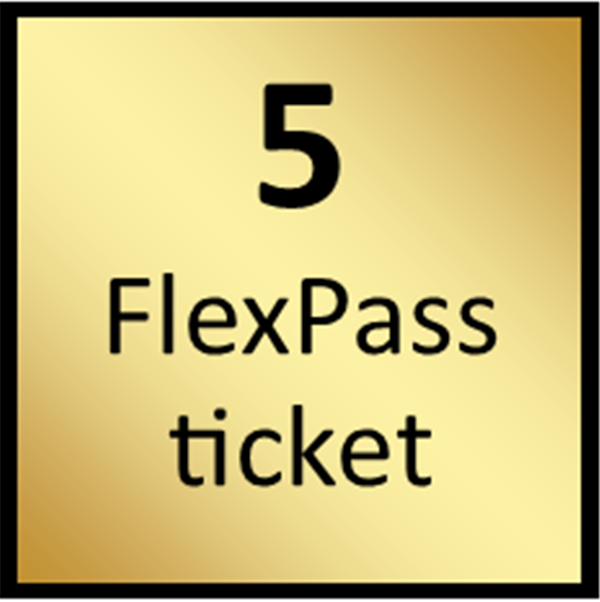 5 Flex Pass Buy tickets