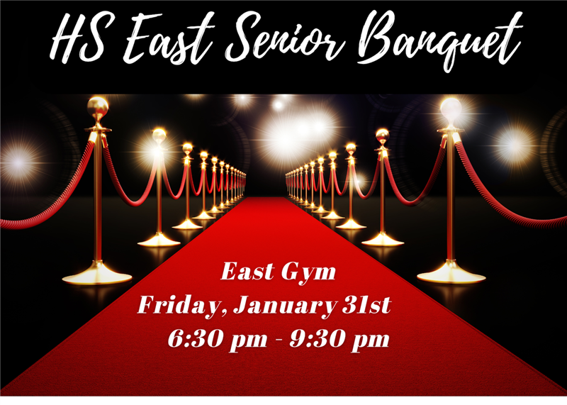 Get Information and buy tickets to Senior Banquet 2025  on HS East