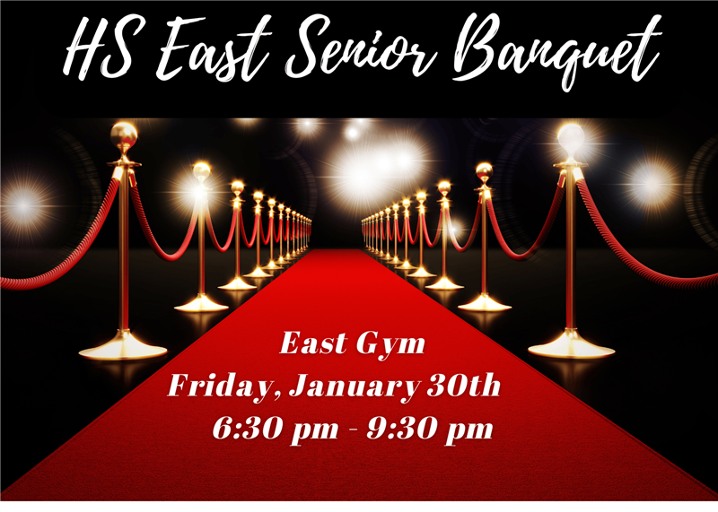 Get Information and buy tickets to Senior Banquet 2026  on HS East