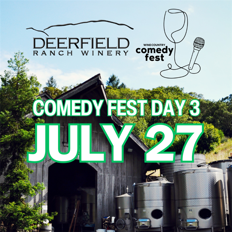 Get Information and buy tickets to Wine Country Comedy Fest - Day 3 Deerfield Ranch Winery-Headliner Karen Rontowski -- $42 General Admission on The Laugh Cellar