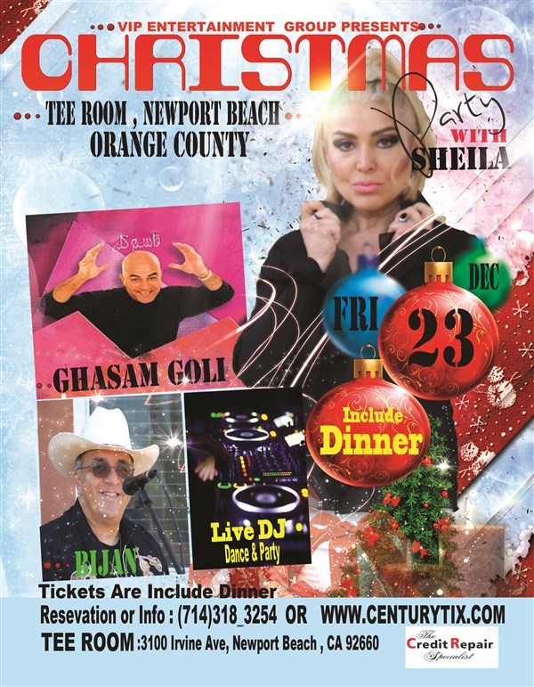 Get Information and buy tickets to Christmas Party With Sheila  on Century Tix