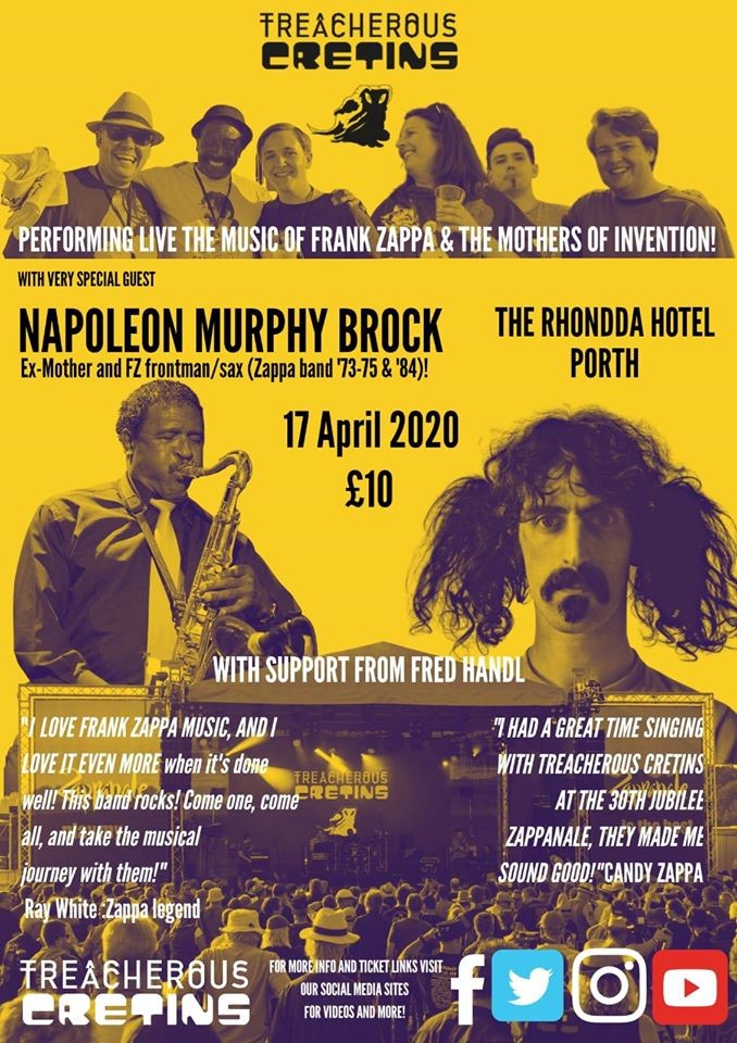 Trecherous Cretins featuring Napoleon Murphy Brock image
