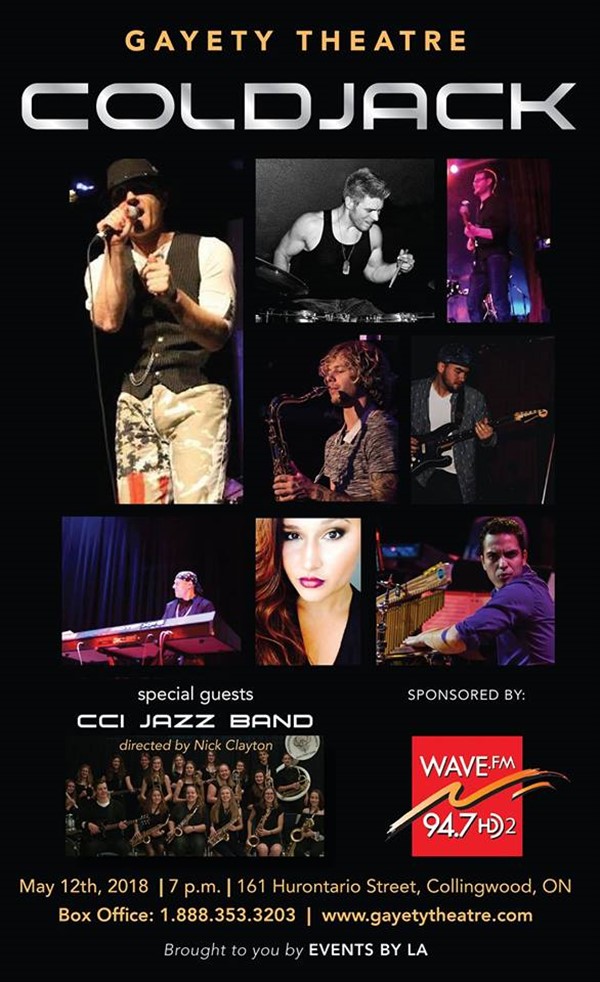Get Information and buy tickets to Coldjack featuring CCI Jazz Band  on www.gayetytheatre.com