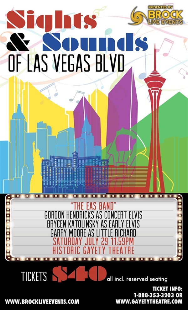 Get Information and buy tickets to Sights & Sounds of Las Vegas Blvd  on www.gayetytheatre.com