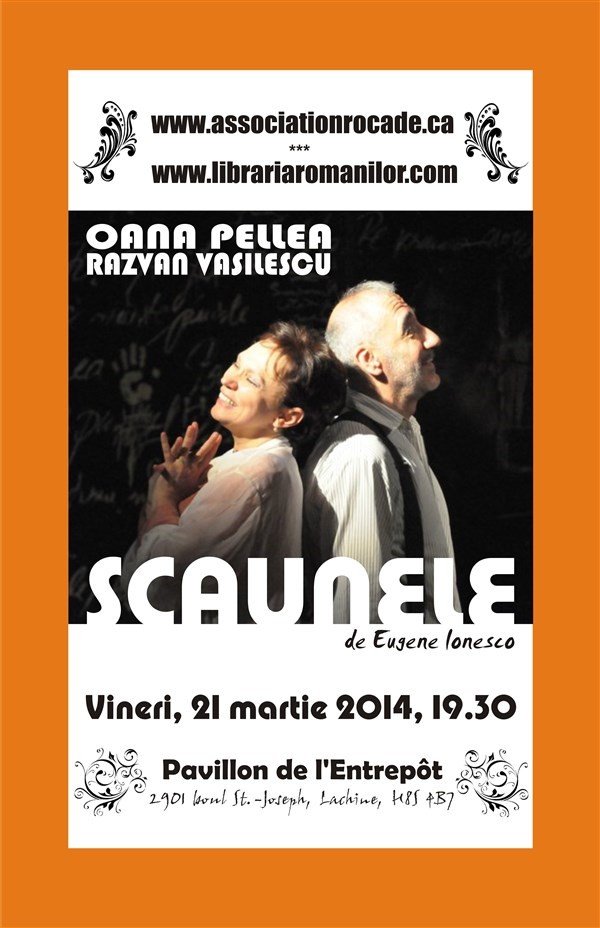 Get Information and buy tickets to Spectacolul SCAUNELE cu Oana Pellea si Razvan Vasilescu on Association ROCADE