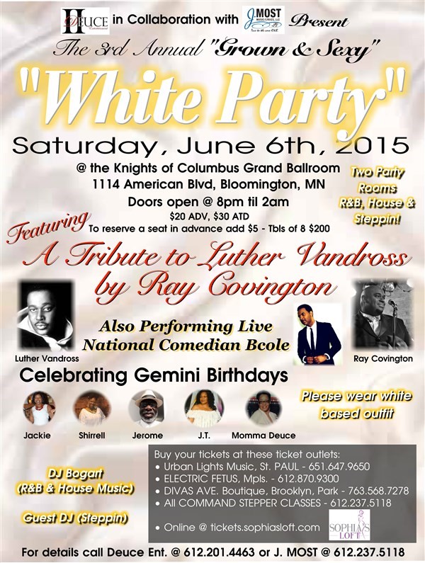 Get Information and buy tickets to White Party  on Sophia