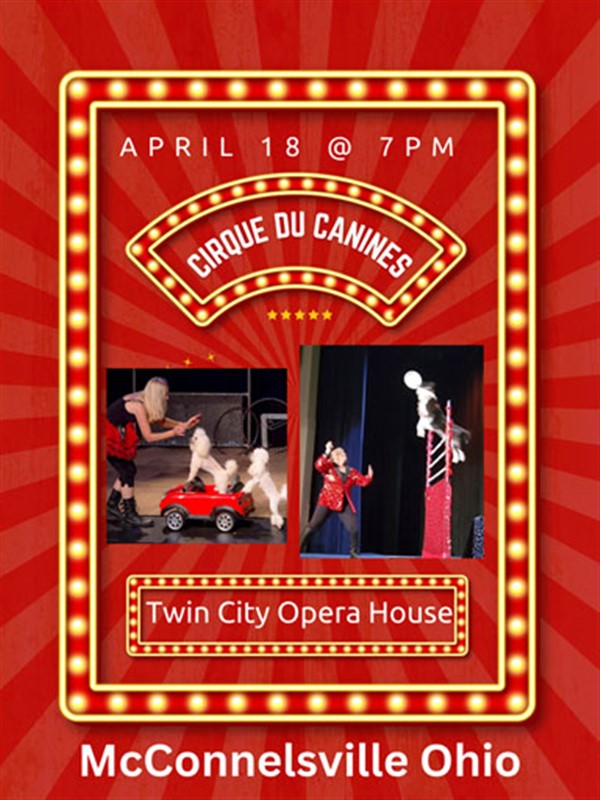 Get information & buy tickets to Cirque Du Canines  on Apr 18, 19:00 @Twin City Opera House | operahouseinc.com