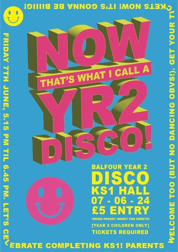 Get Information and buy tickets to Year 2 Disco 2024  on Friends At Balfour