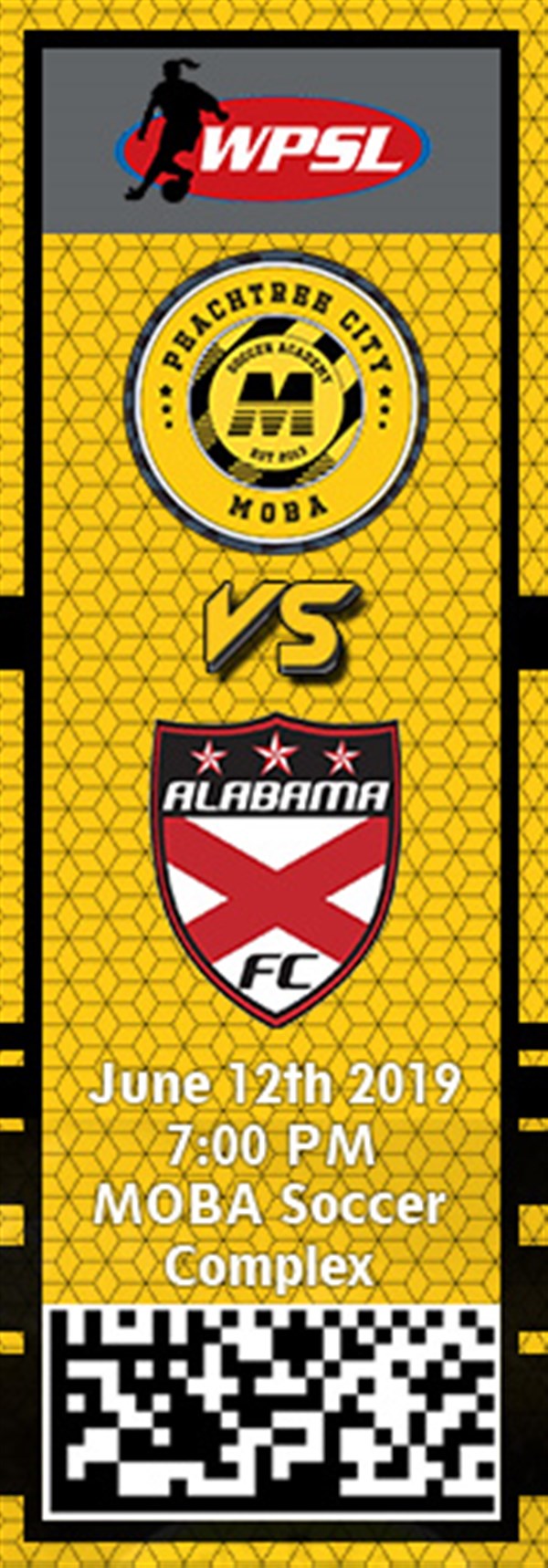 Get Information and buy tickets to PTC MOBA vs. Alabama FC WPSL on MOBA Soccer Academy