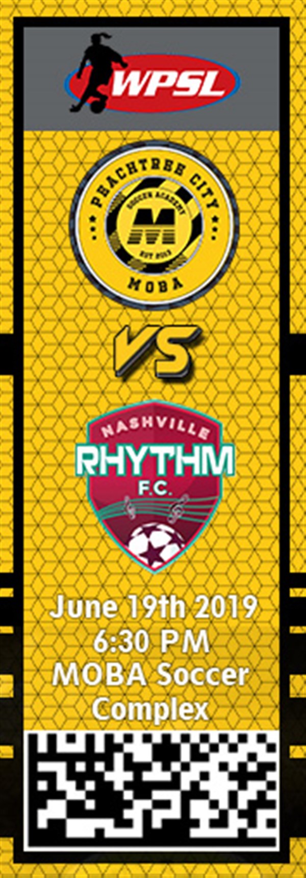 Get Information and buy tickets to PTC MOBA vs. Nashville Rhythm WPSL on MOBA Soccer Academy