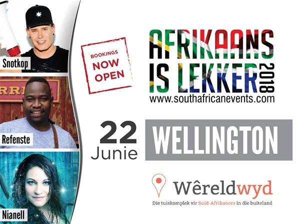 Obtenez des informations et achetez des billets pour Afrikaans is Lekker 2018 Wellington  sur South African Events Pty Ltd