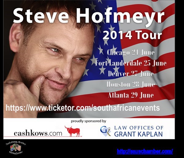 Get Information and buy tickets to Steve Hofmeyr in Atlanta 25 Jaar se Beste on South African Events Pty Ltd