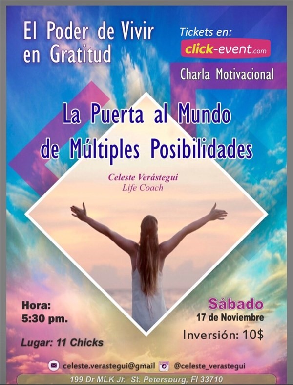 El poder de vivir en gratitud $10 - Information