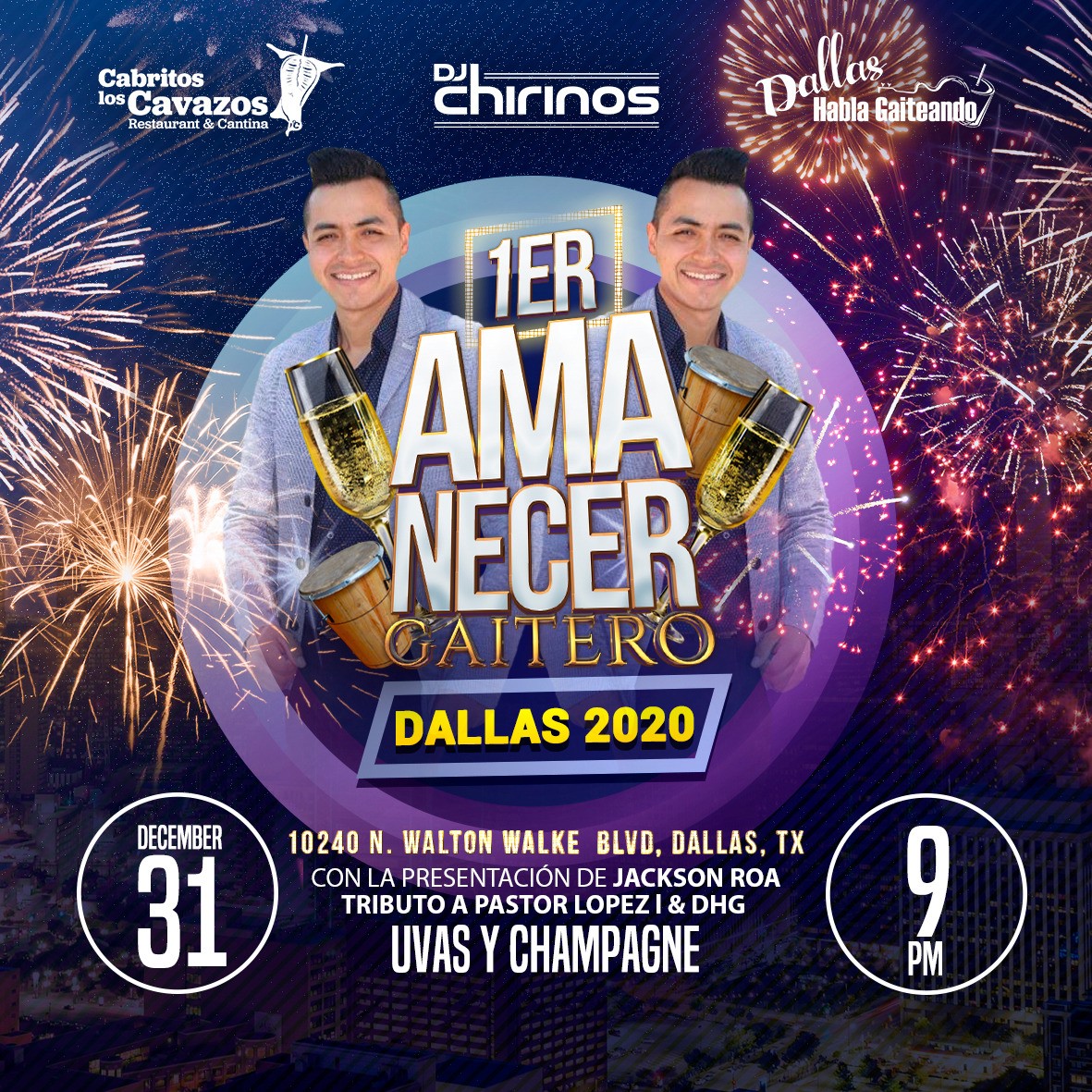 1er Amanecer Gaitero Dallas 2020 Reg 50 Information