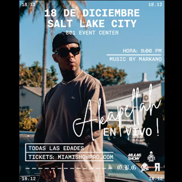 Get Information and buy tickets to Akapellah - en concierto - Salt Lake City, UT  on ClickEvent