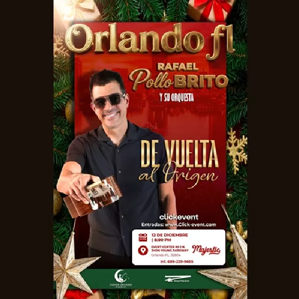 Get Information and buy tickets to Rafael Pollo Brito y su Orquesta - De Vuelta al Origen - Orlando, FL  on ClickEvent