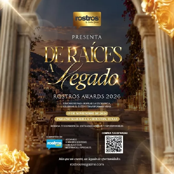 Get Information and buy tickets to Rostros Awards 2026 | Gala: de Raíces a Legado - Houston, TX  on ClickEvent