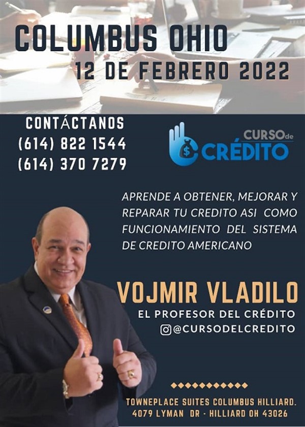 Get Information and buy tickets to Curso Crédito Columbus OH  on www.click-event.com