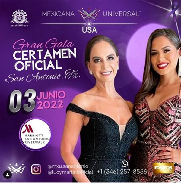 Get Information and buy tickets to Mexicana Unniversal - San Antonio TX RUMBO ,A MISS MEXICO on www.click-event.com