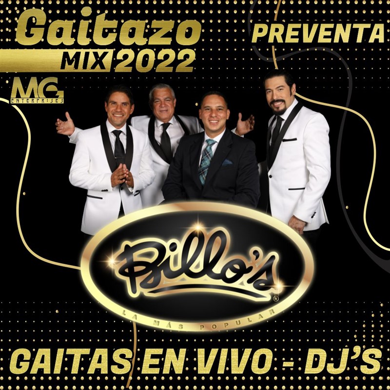 Obtener información y comprar entradas para Gaitazo Mix 2022 - Chicago IL Billos Caracas Boys-Gaita En Vivo-Djs en www.click-event.com.