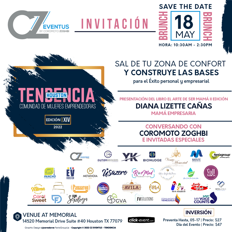 Get Information and buy tickets to Tendencia Houston -  Edición XIV - Houston, TX.  on www.click-event.com