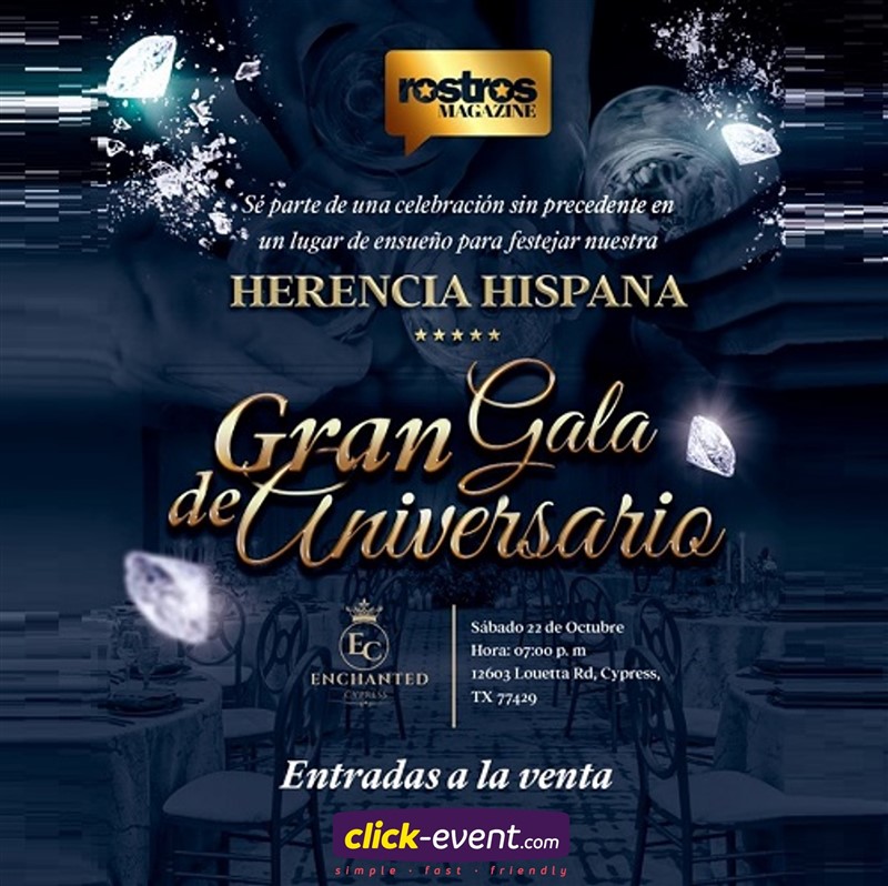 Get Information and buy tickets to Gran Gala de Aniversario - Cypress, TX  on www.click-event.com