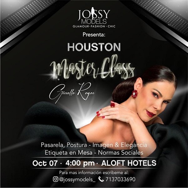 Obtener información y comprar entradas para Masterclass con Giselle Reyes - Houston, TX.  en www.click-event.com.