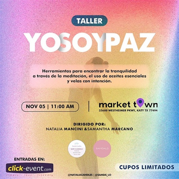 Obtener información y comprar entradas para Yo Soy Paz - Katy TX  en www.click-event.com.