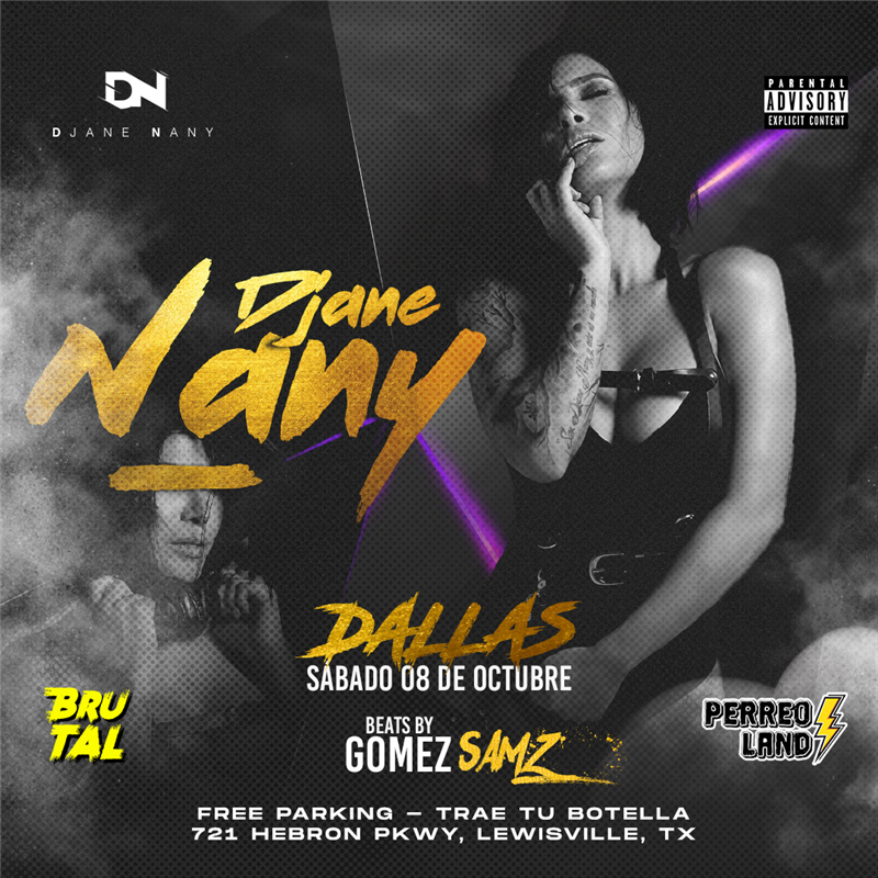 Get Information and buy tickets to DJane Nany - Dallas,TX Brutal Dallas Presenta on www.click-event.com
