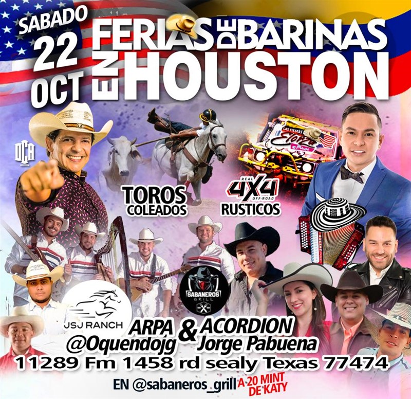 Get Information and buy tickets to Ferias de Barinas en Houston - Sealy, TX Tarde de Toros Coleados, Expo-Emprendedores, música en vivo, feria de comida y rincón infantil. on www.click-event.com
