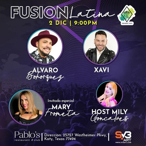 Get Information and buy tickets to Fusion Latina - Katy, TX.  on www.click-event.com