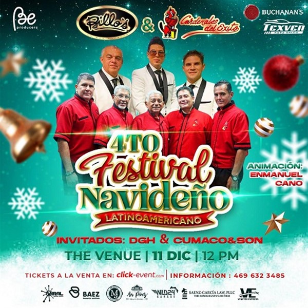 Get Information and buy tickets to 4to Festival Navideño Latinoamericano - Dallas, TX.  on www.click-event.com