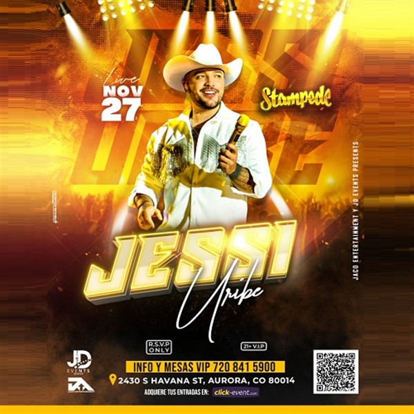 Get Information and buy tickets to Jesse Uribe - "Bohemios Tour" - Denver, CO.  on www.click-event.com