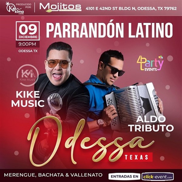 Get Information and buy tickets to Parrandon Latino - Odessa, TX  on www.click-event.com