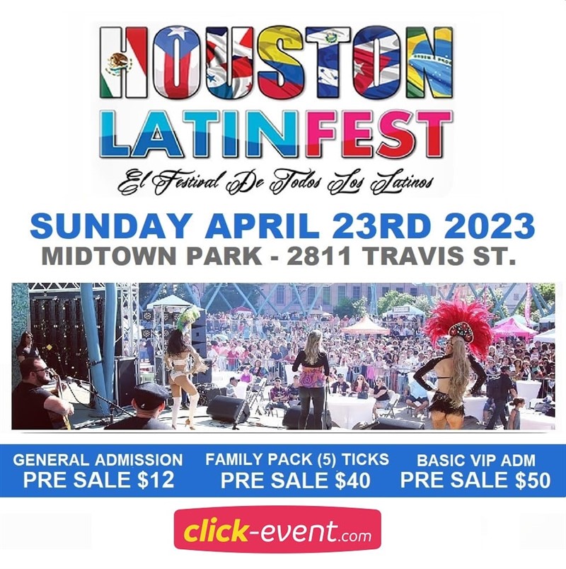 Obtener información y comprar entradas para Houston Latin Fest 2023 - Houston TX  en www.click-event.com.